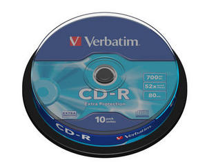 CD-R Verbatim 700 MB 80 minuti Extra Protection pacco da 4 pezzi - Clicca l'immagine per chiudere