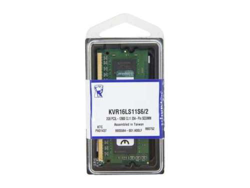 MEMORIA RAM DDR3 2GB-12800 C L11 204-PIN SO-DIMM - Clicca l'immagine per chiudere